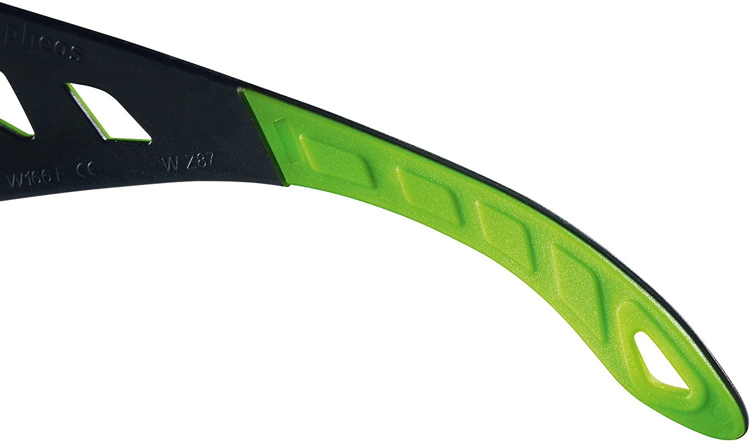 5 x Uvex Pheos Schutzbrille - Supravision Excellence - Transparent/Schwarz-Grün
