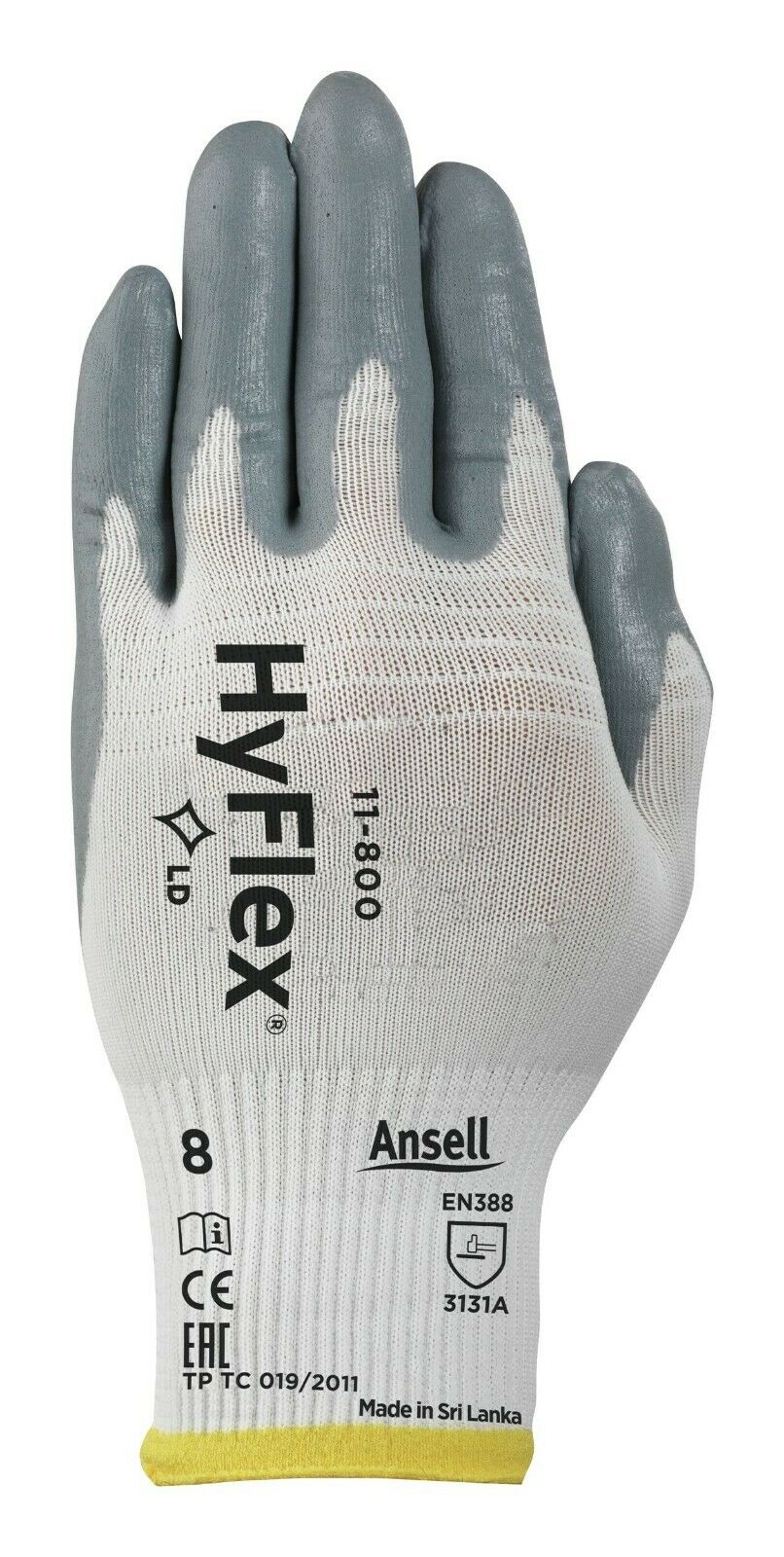 Ansell HyFlex® 11-800 Montage-Arbeitshandschuhe (12 Paar / Größe 7) - Ansell REF 11-800