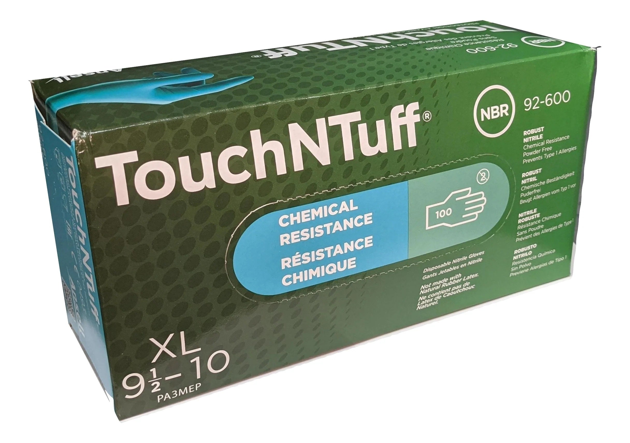 Ansell TOUCHNTUFF 92-600 Nitril Handschuhe 1000 St Größe XL