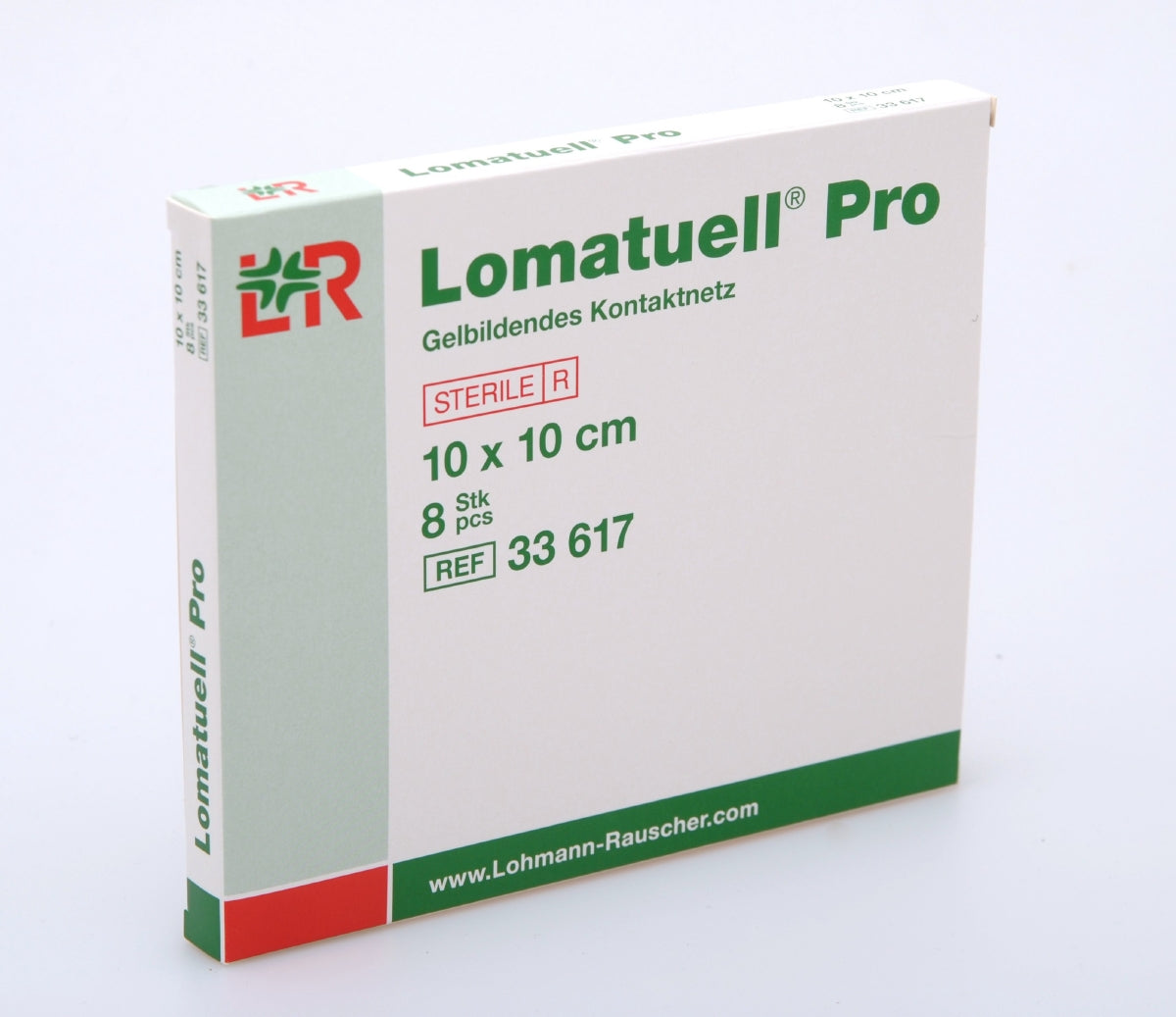 Lomatuell Pro 10 x 10 cm Gittertüll (8 Stück / sterile) - Lohmann & Rauscher REF 33617