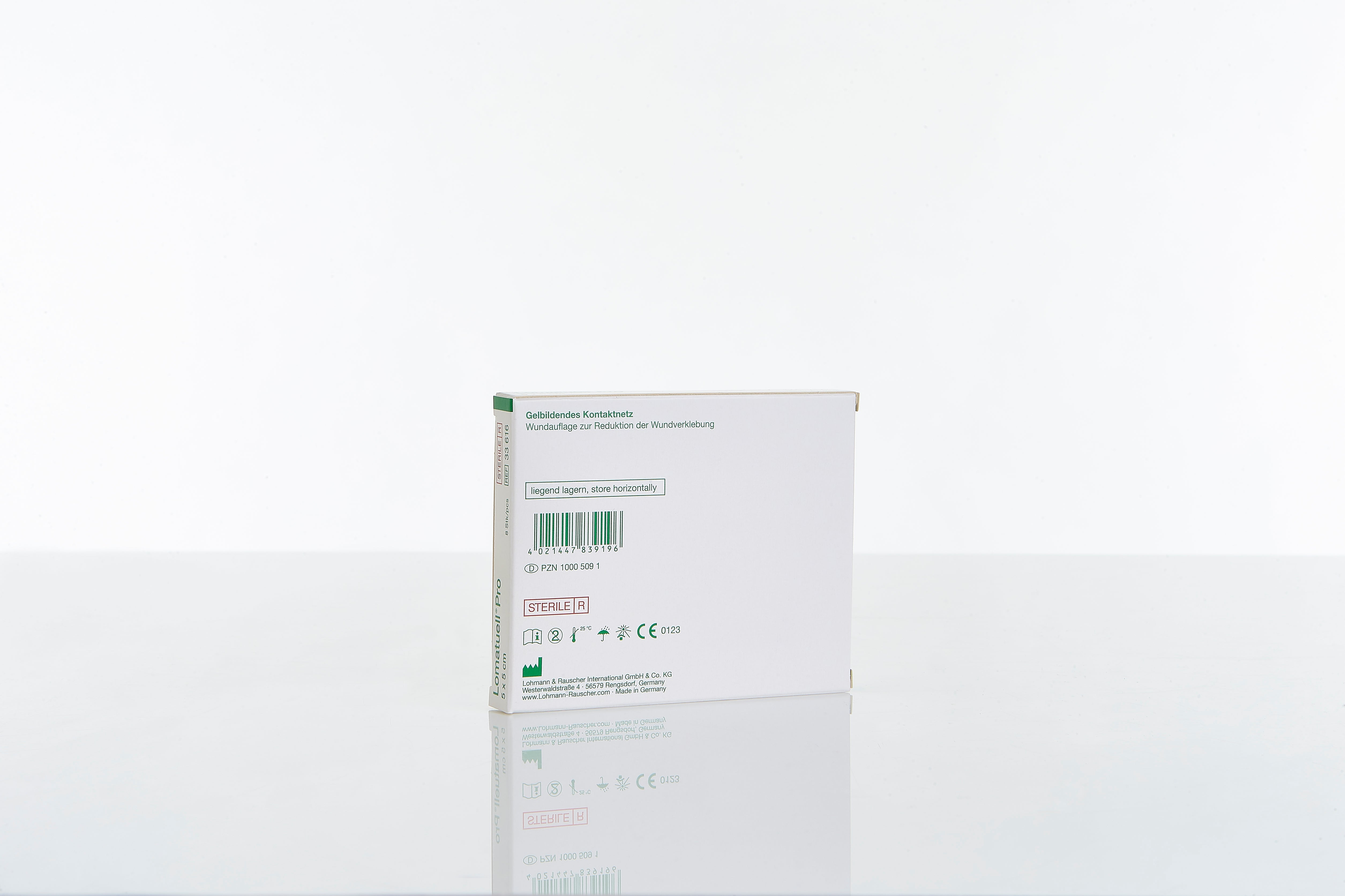 Lomatuell Pro 5 x 5 cm Gittertüll (8 Stück / sterile) - Lohmann & Rauscher REF 33616
