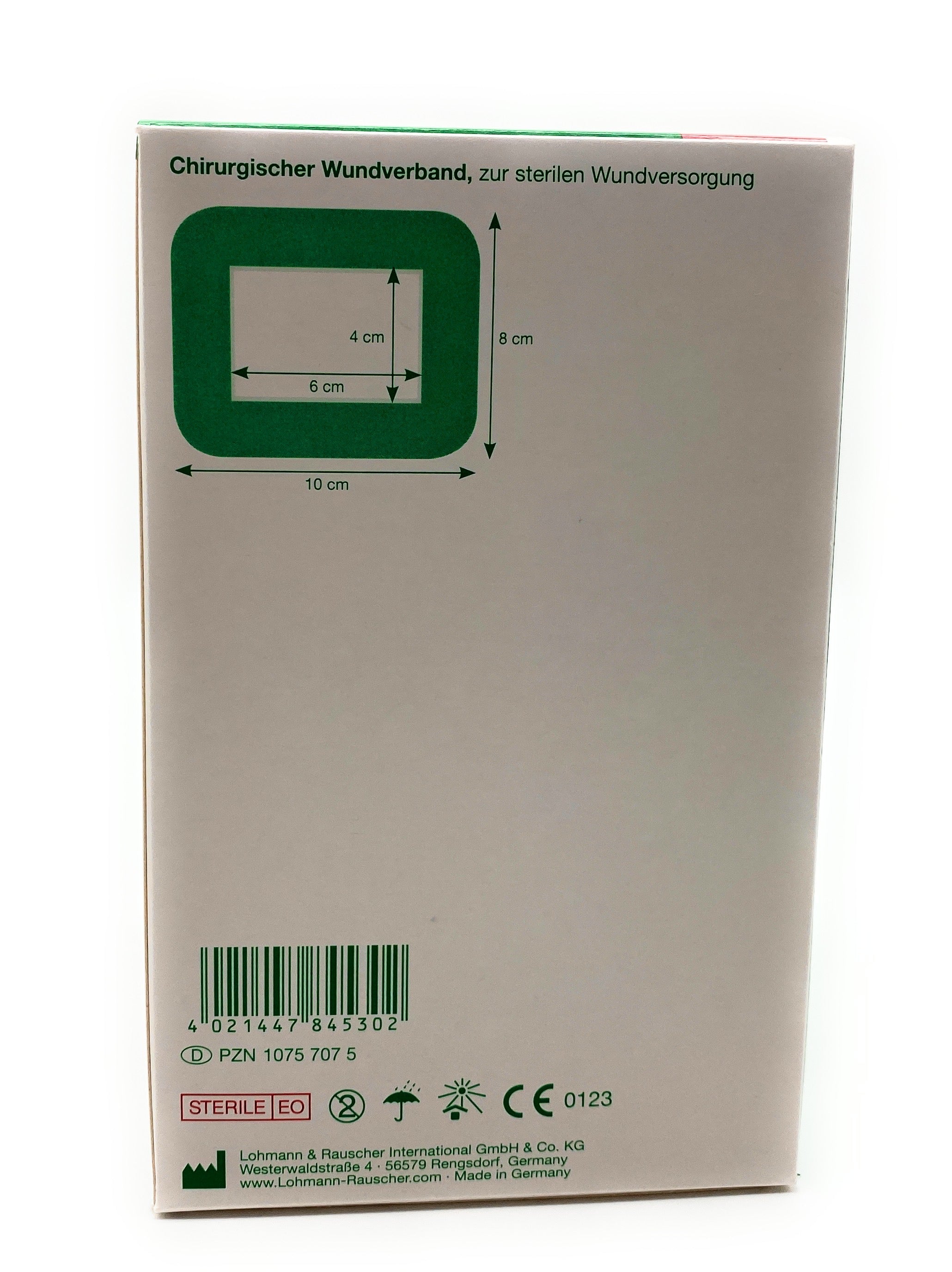 Curapor Wundverband steril 10 x 8 cm (50 Stück) - Lohmann & Rauscher REF 32891
