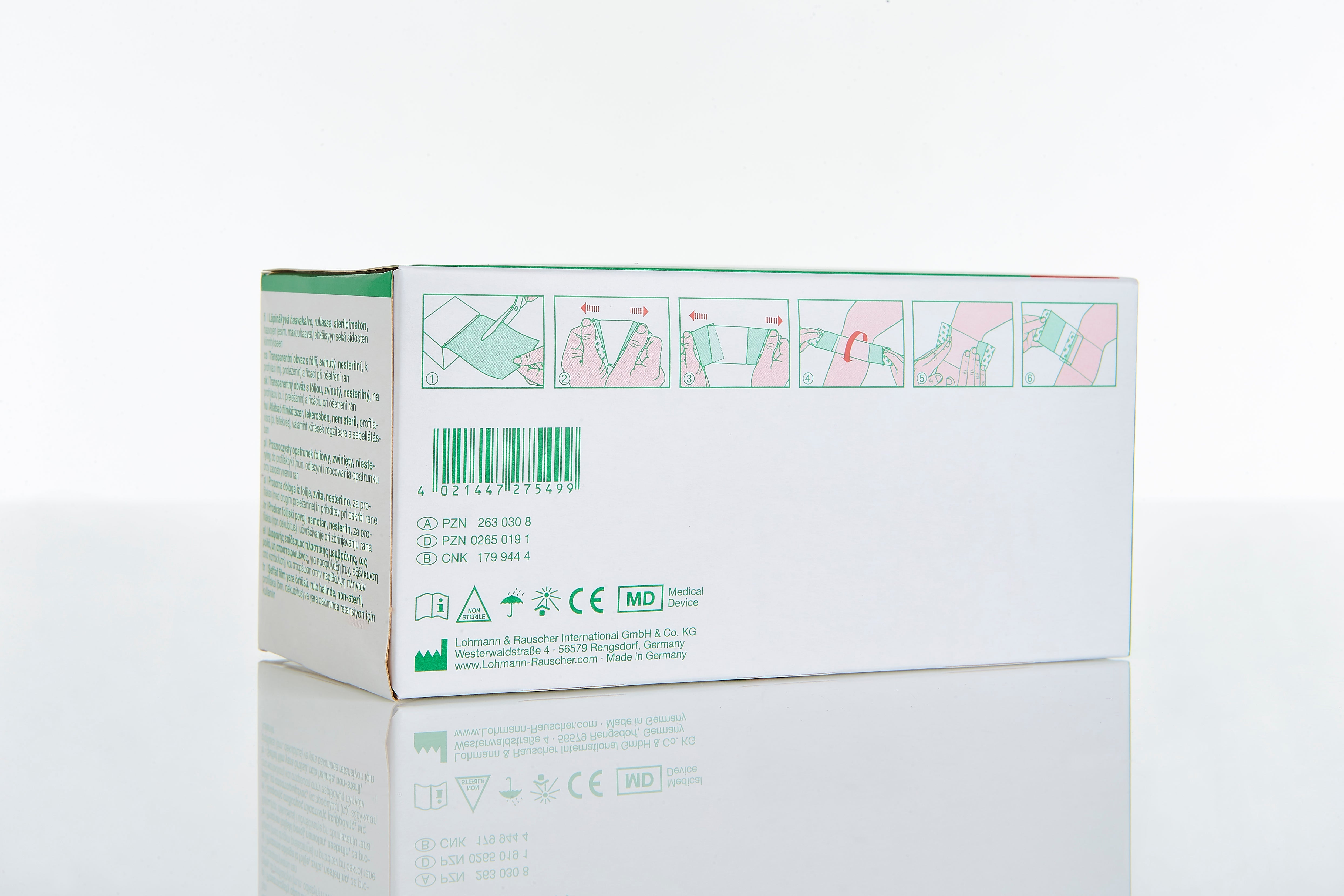 Suprasorb F Folienverband 15 cm x 10 m Wundverband (10 Stück) - Lohmann & Rauscher REF 20469