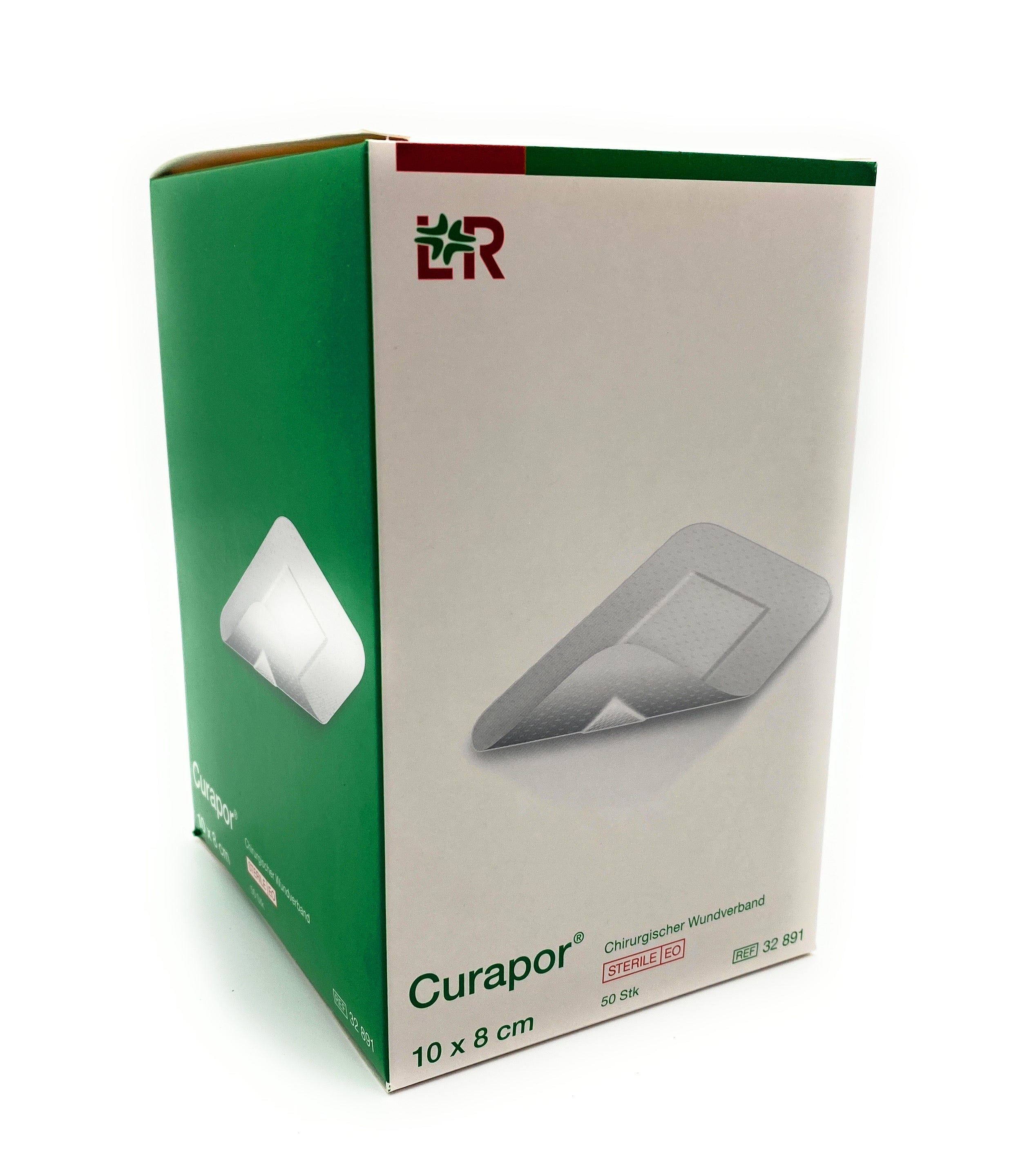 Curapor Wundverband steril 10 x 8 cm (50 Stück) - Lohmann & Rauscher REF 32891