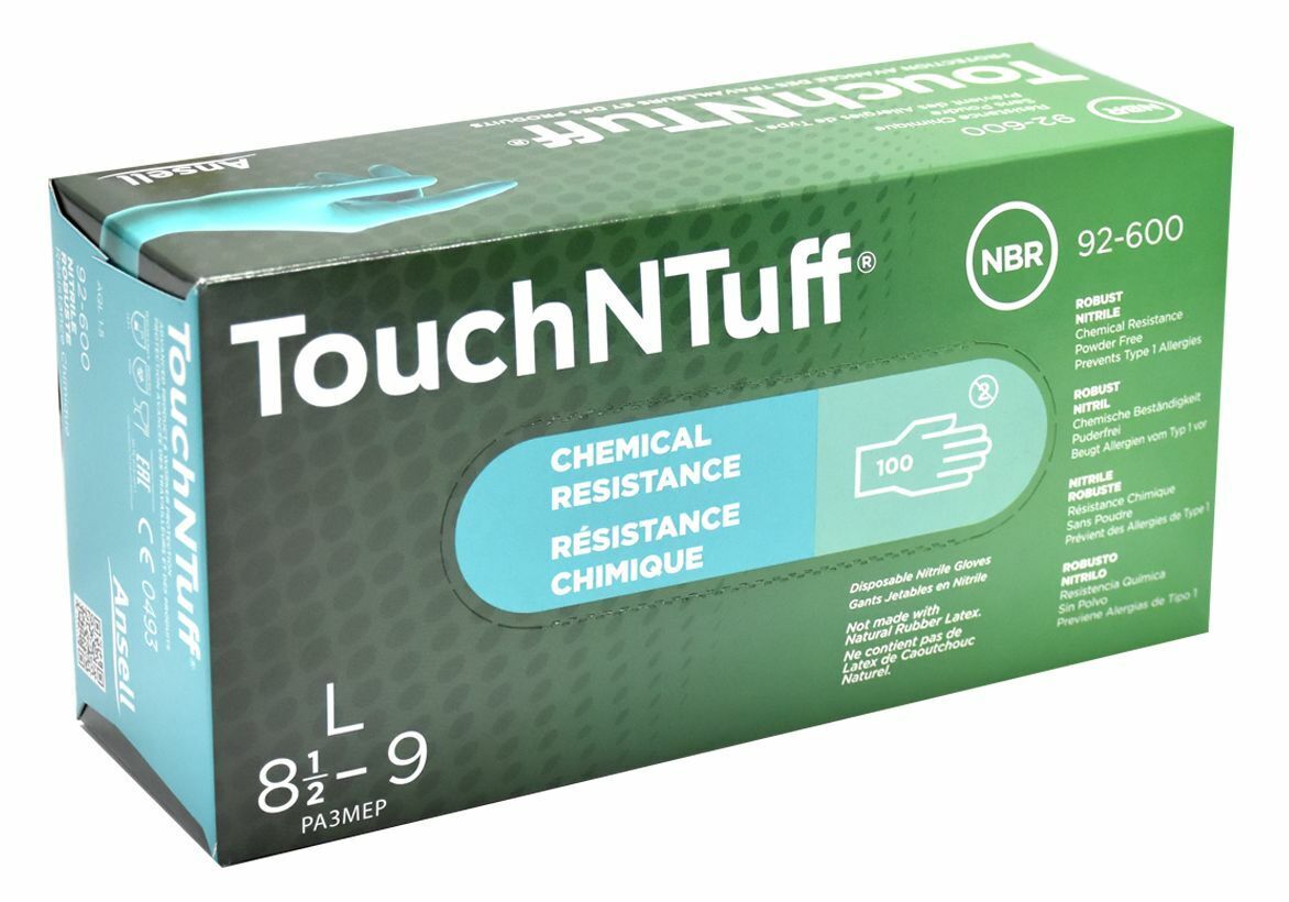 Ansell TOUCHNTUFF 92-600 Nitril Handschuhe 1000 St Größe L