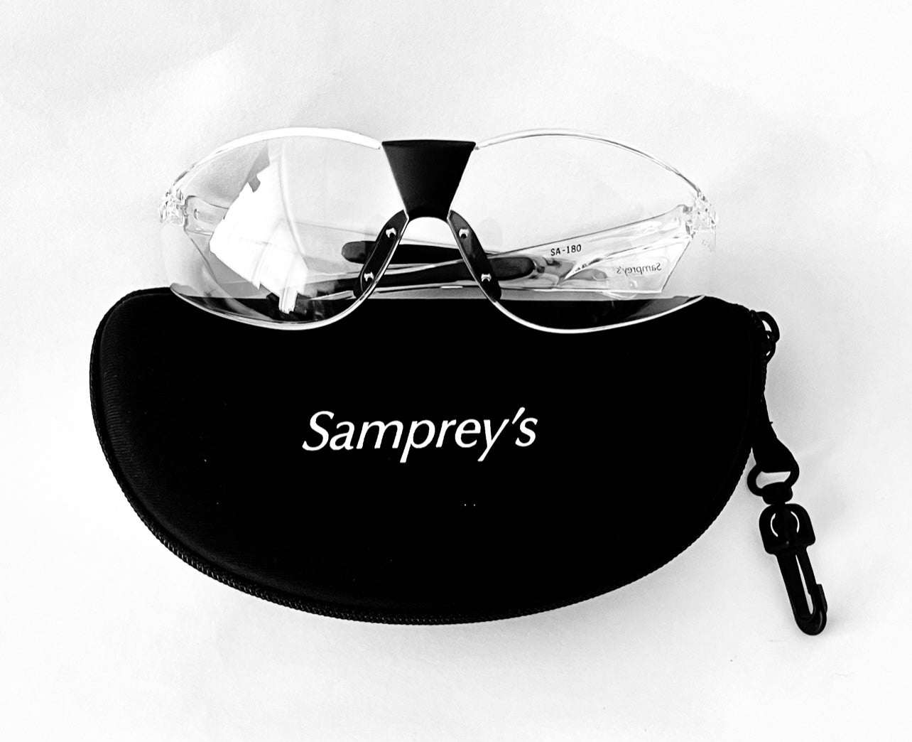 Samprey`s SA 180 Schutzbrille + Hartschalen Brillenetui