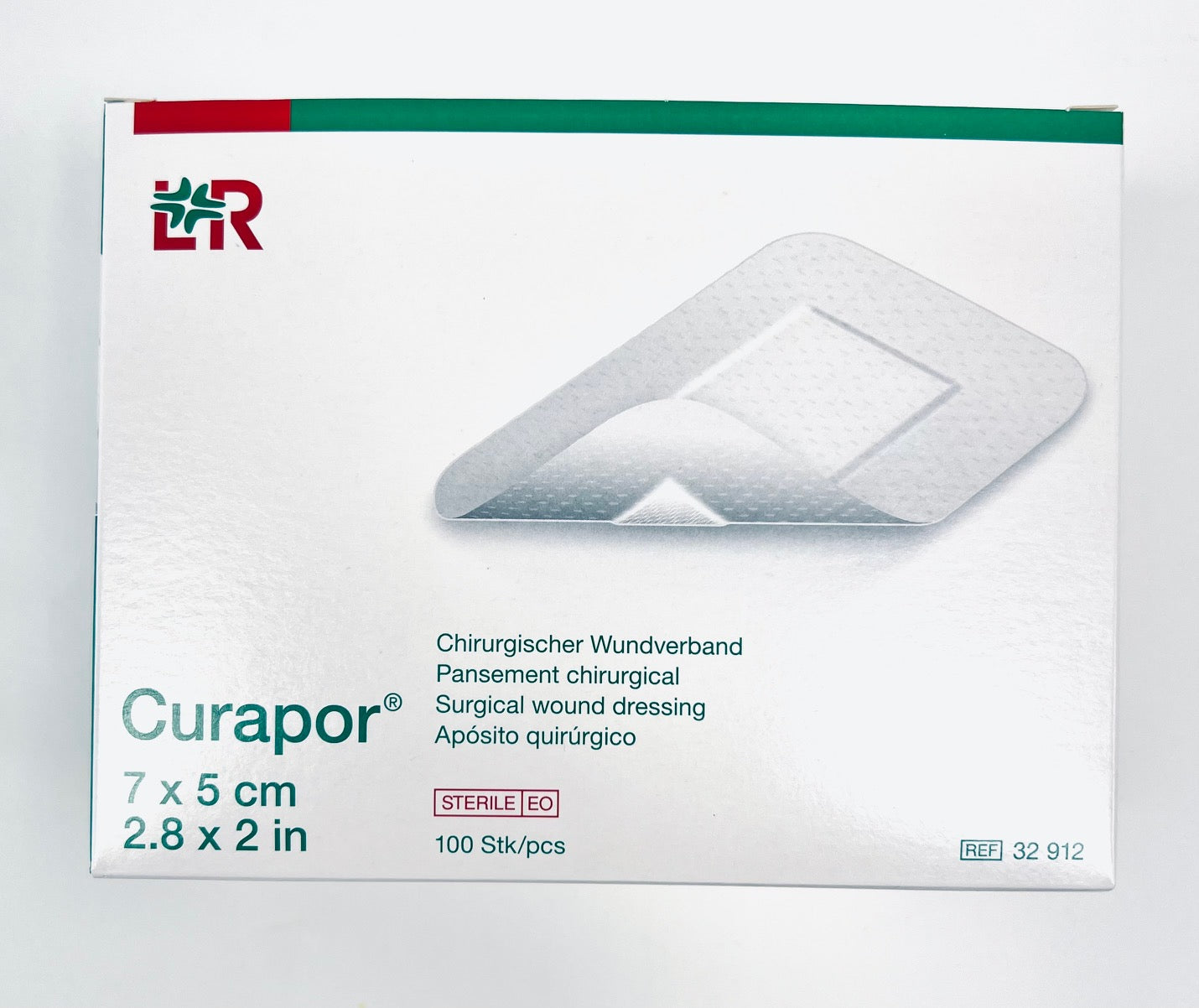 Curapor Wundverband steril 7 x 5 cm (100 Stück) - Lohmann & Rauscher REF 32912